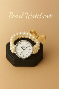 Double Layer Pearl Watch for Women