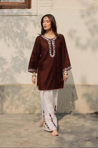 2PC Summer Cotton Dress for Women β Embroidered Shirt with Flapper (Soft Pure Cotton Casual Wear)
