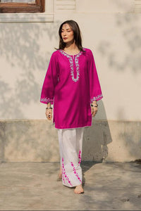 2PC Summer Cotton Dress for Women β Embroidered Shirt with Flapper (Soft Pure Cotton Casual Wear)