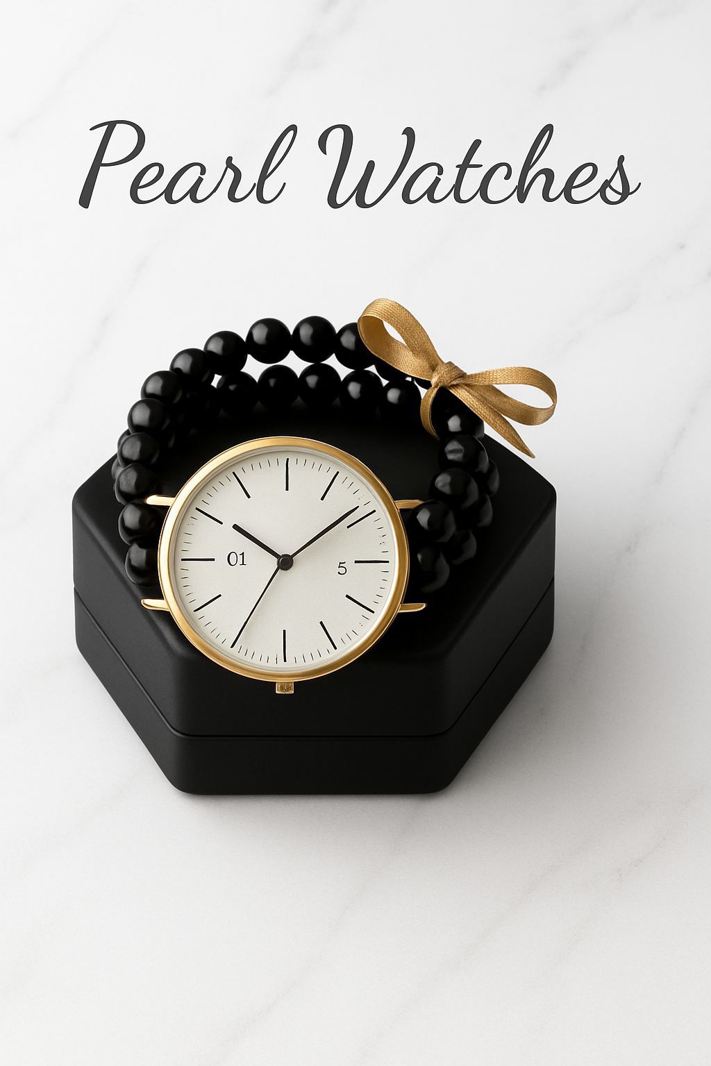 Double Layer Pearl Watch for Women