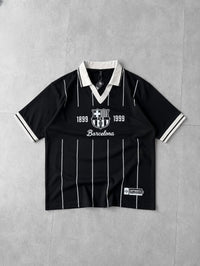 Barcelona Fcb V Neck Style Polo Drop